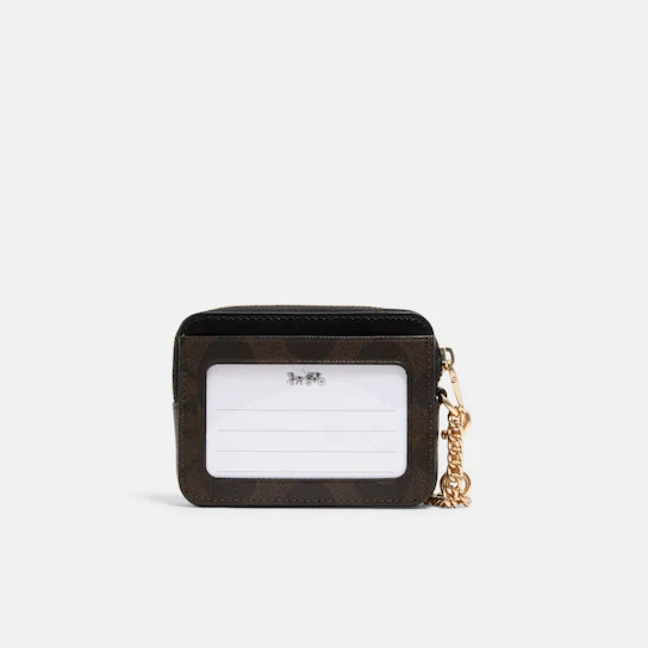 Coach zip card case