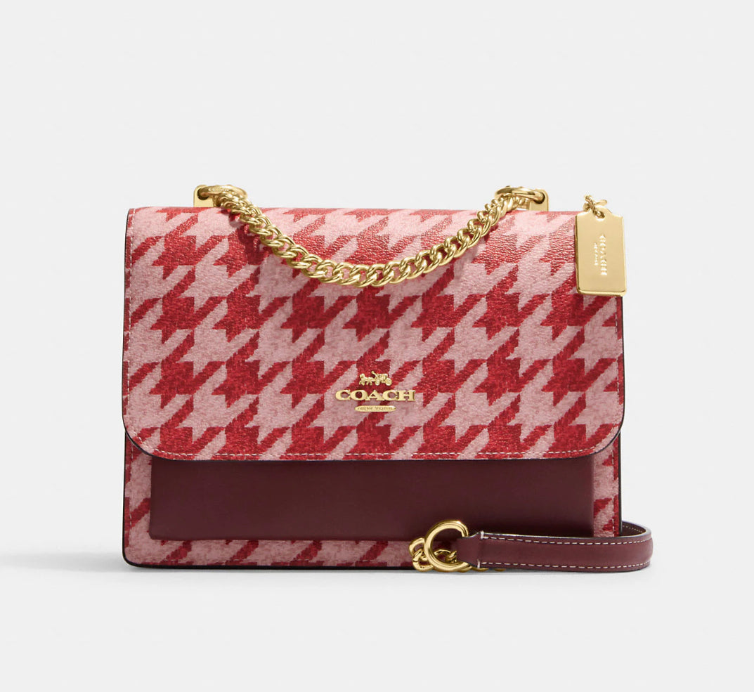 Coach Klare Special Edition Houndstooth Print