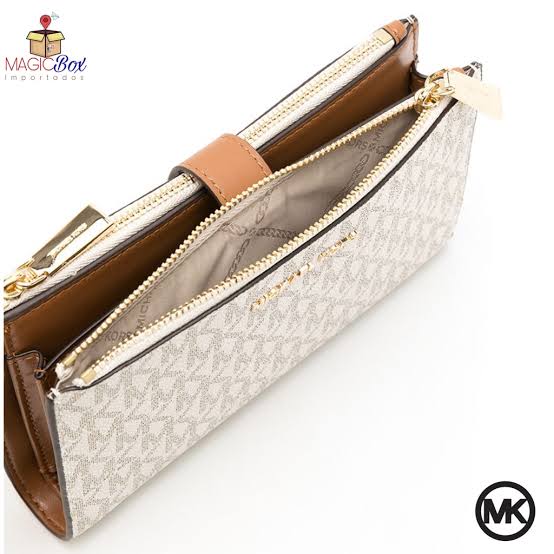 Michael Kors Jet set double zip wallet