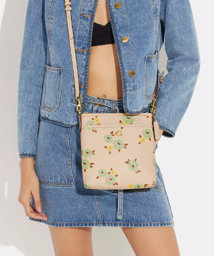 Coach Kitt Messenger Crossbody con print Floral